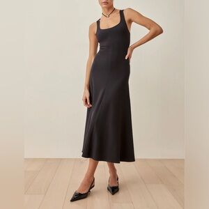 Reformation Daniella Scoop neckline dress New